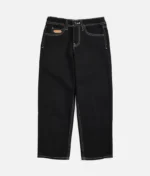 Empyre Embroidered Logo Black Denim Jeans 2.webp