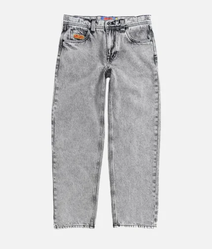 Empyre Embroidered Logo Grey Denim Jeans 2.webp