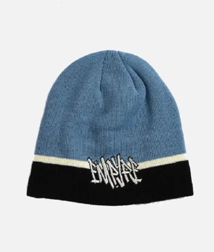 Empyre Fader Skully Blue Black Beanie 1.webp