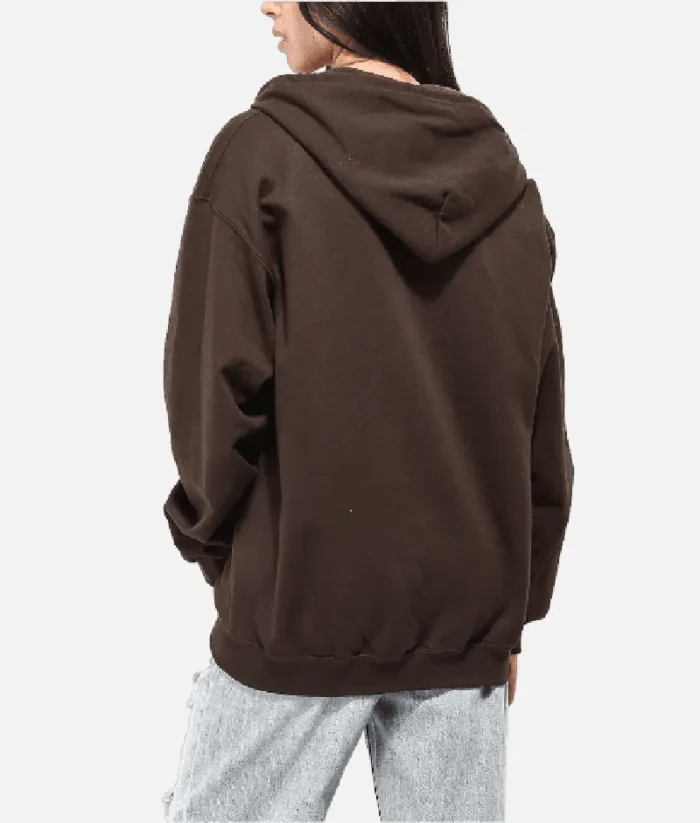 Empyre Love Me Not Brown Zip Hoodie 1.webp