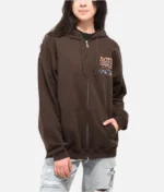 Empyre Love Me Not Brown Zip Hoodie 2.webp