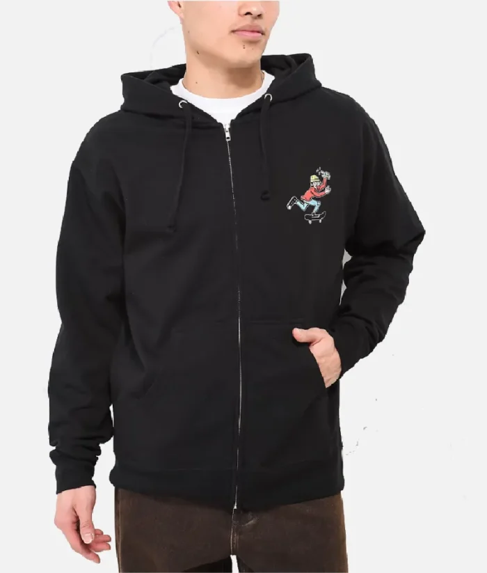 Empyre Push Skate Black Zip Hoodie 1.webp