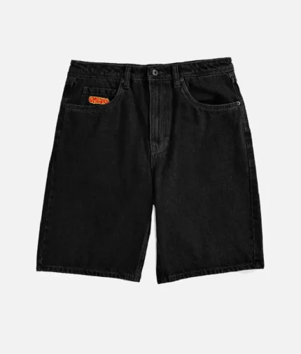 Empyre Shmutz Black Denim Skate Shorts 2.webp