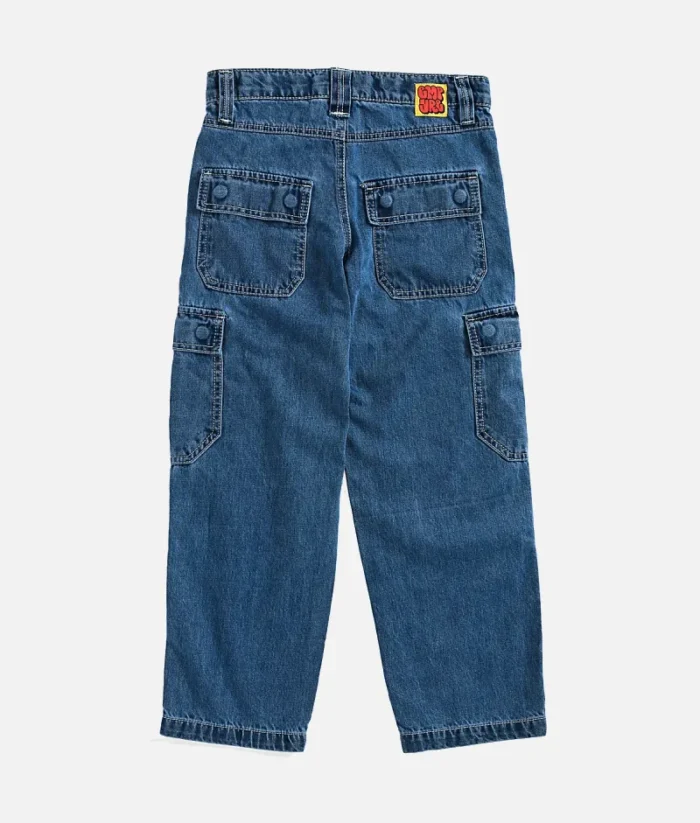 Empyre Skate Blue Cargo Denim Jeans 1.webp