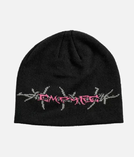 Empyre Skully Barbed Black Beanie 1.webp